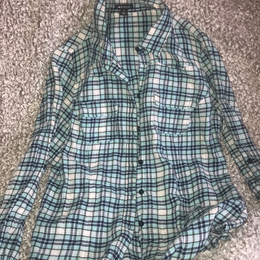 Blue flannel